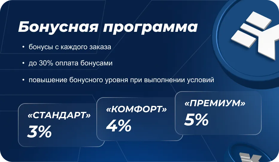 Новая бонусная программа: больше покупок — больше привилегий!